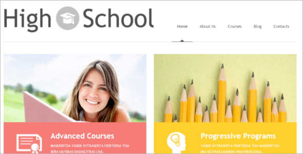 Schoolmaster Blog Template