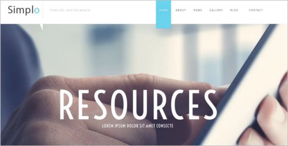 Simple Business Website Template