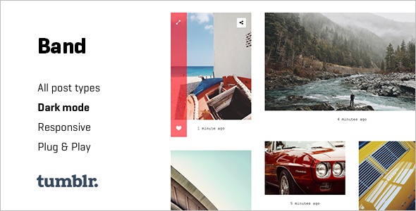 Simple Photography Tumblr Theme