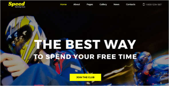 Speed Racing Joomla Template