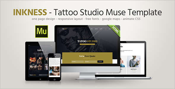 Studio Landing page Website Template