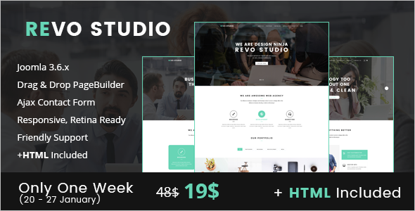 Studio Website Joomla Template