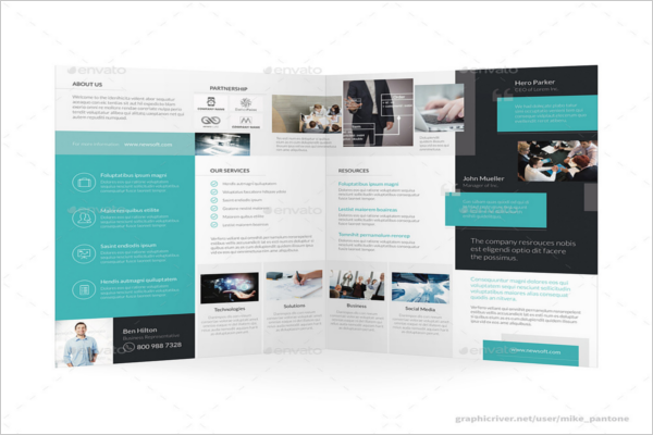 Tri-Fold Pantone Science Brochure