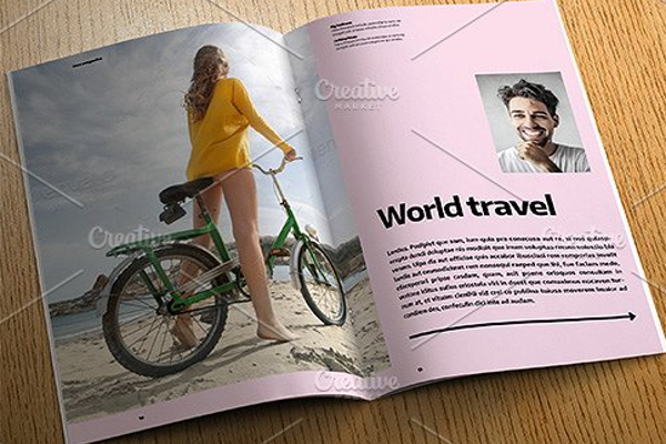 Unique Indesign Template Layout
