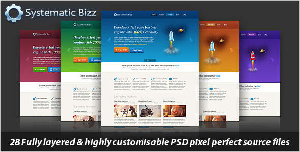 Wordpress PSD Template
