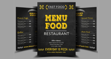 Menu Flyer Templates
