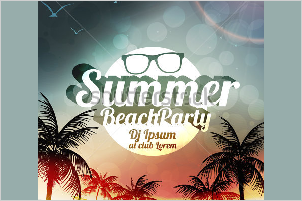 Amazing Beach Party PSD