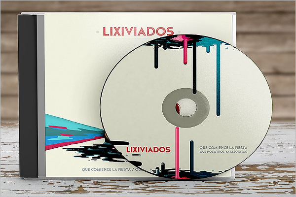 Blue Ray CD Mock Design