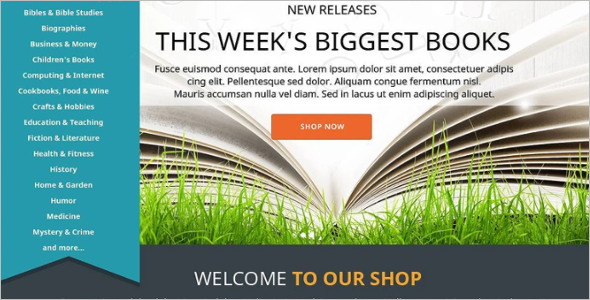 Book Store OsCommerce Template
