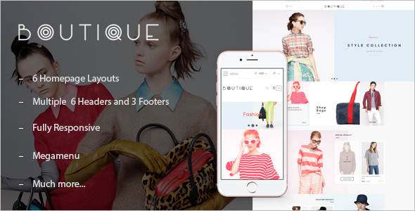 Boutique Shopify Website Template