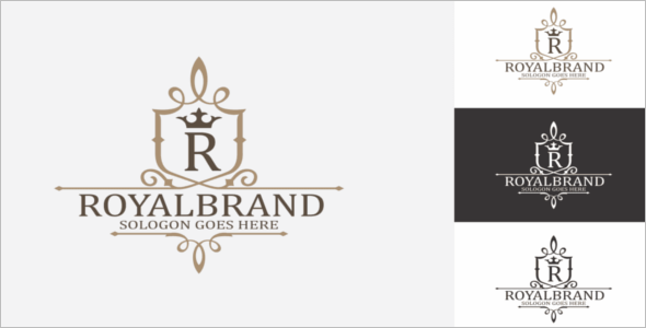 Brand Royal Crest Design Template