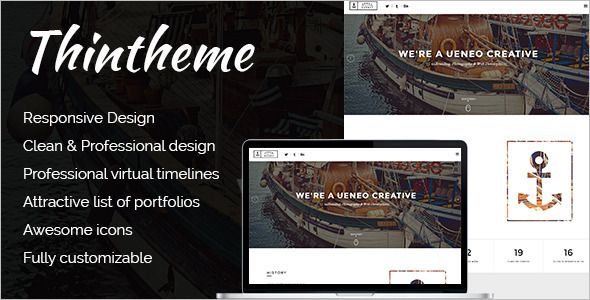 Classic One Page Joomla Theme