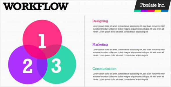 Colorful Pixelate PowerPoint
