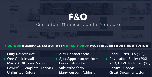 Consultant Finance Joomla Template