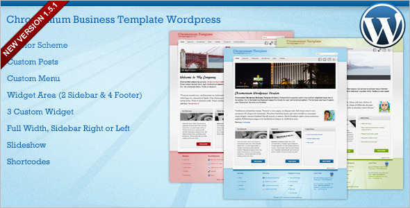Corporate Business WordPress Template