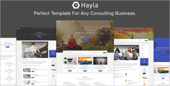 Corporate Consultancy Business Website Template