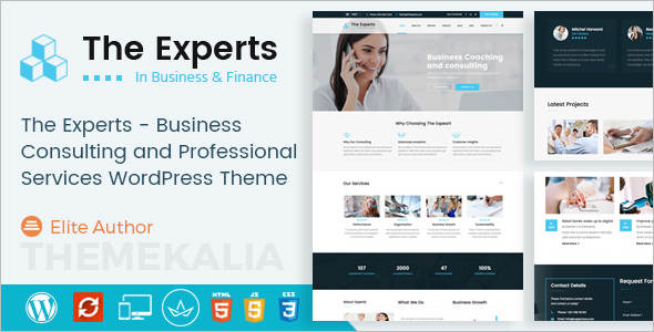 Corporate Finance WordPress Template