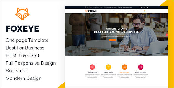 Corporate HTML 5 WordPress Template