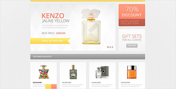 Cosmetics Store OsCommerce Template