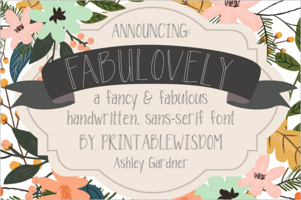 Creative Fancy Font Design