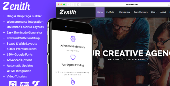 Creative Startup Website Template