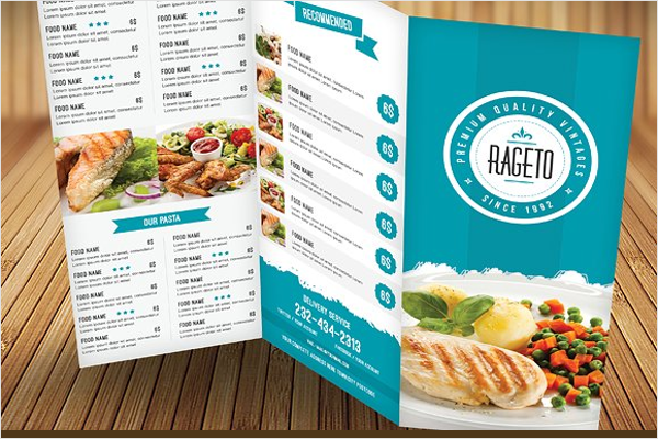 Delicious Chicken Menu Template