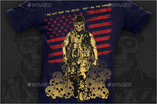 Design Skull Soldier Template