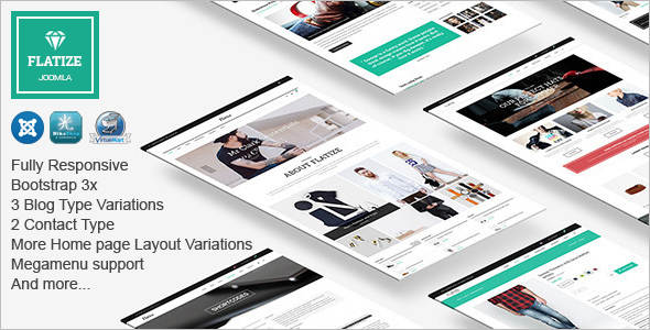E-commerce Flat Joomla Template