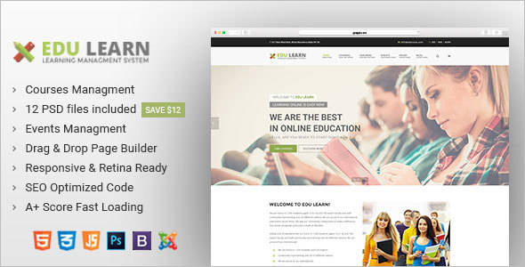 Education Joomla Design Template