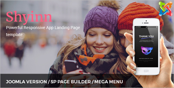ElegantÂ App Landing Joomla Theme