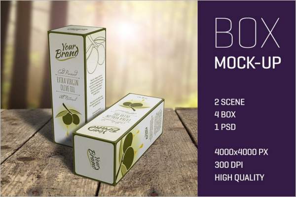Elegant Product Box Mockup