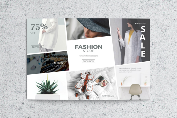 Fashion Look Ad Design Outlook