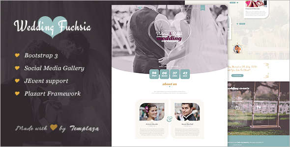 Fashion Wedding Joomla Template