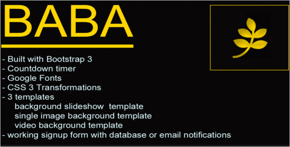 Feature HTML Google Slider Template