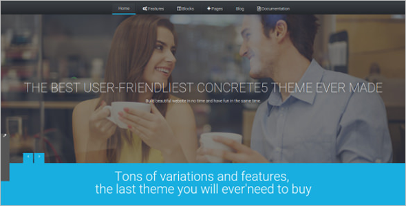 Features Concrete5 Template