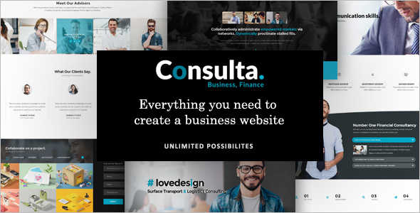 Financal Consultancy Business Website Template