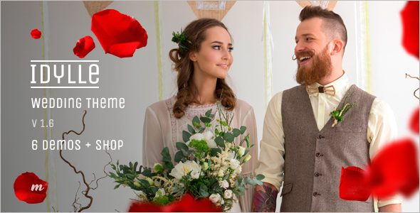 Flat-Wedding-WordPress-Template