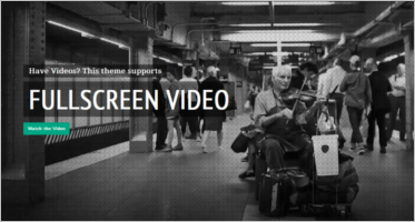 Full Screen Video Website Templates