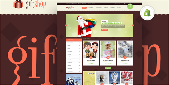 Gift Shop Shopify ThemeÂ 