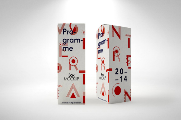 Graphic Product Box Mockup