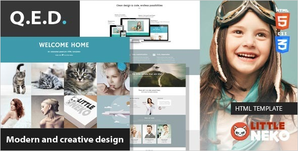 Infographic Bootstrap Business Template