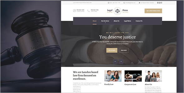 LegalPress Google Slider Theme
