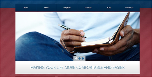 Library Responsive Drupal Template