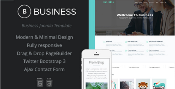 Minimal Business Design Agency Template