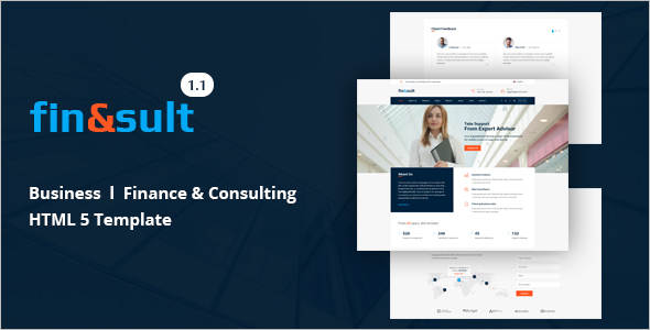 Minimal Consultancy Business Website Template