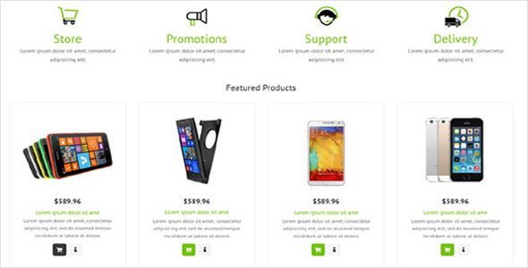 Mobile Accessories osCommerce Theme