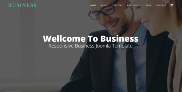 Modern Business Joomla Website Theme
