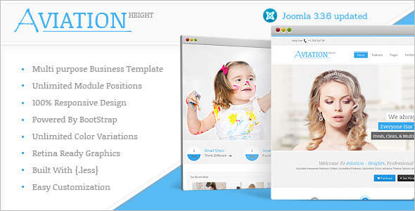 Multi-Purpose Personal Portfolio Joomla Template