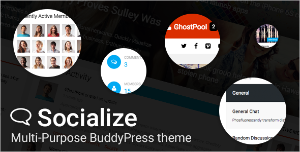 Multipurpose BuddyPress WordPress Template