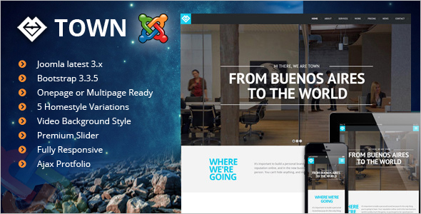Multipurpose Joomla Bootstrap Template